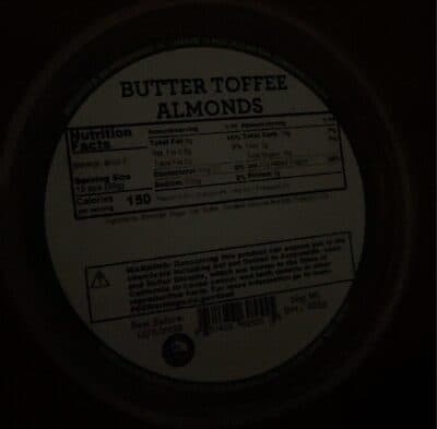 Butter Toffee Almonds