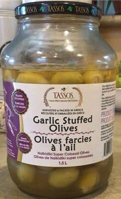 Garlic stuffed olives