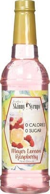 Jordans skinny syrups meyer lemon raspberry