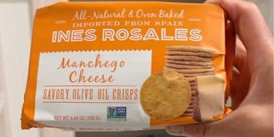 Manchego Cheese Savory Olive Oil Crisps