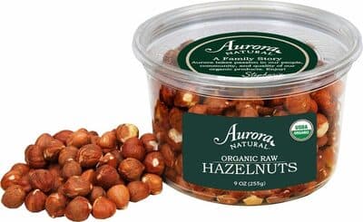 Products organic hazelnuts