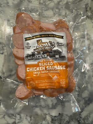 Sliced Chicken Sausage