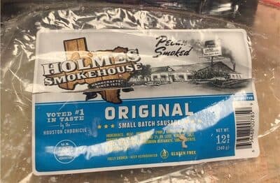 Pecan Smoked Original Small Batch Sausage