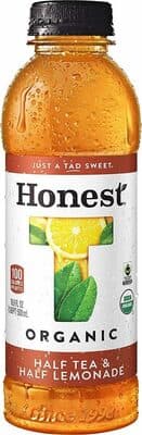 Organic fair trade half tea half lemonade gluten free