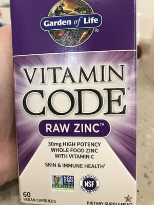 Vitamin code raw zinc