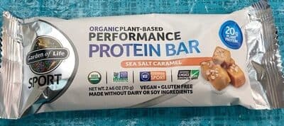 Organic Plant-Based Performance Protein 20 G Bar, Sea Salt Caramel