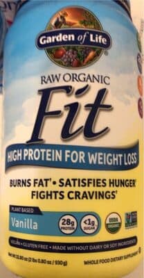 Raw Organic Fit High Protein for Weight Loss