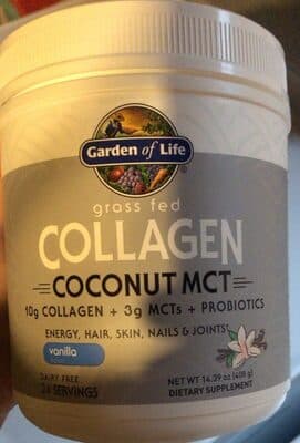 Grassfed collagen coconut MCT