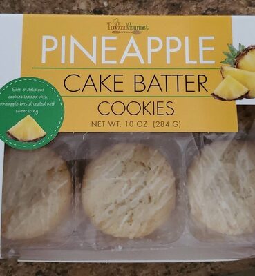 Pineapple Cake Batter Cookies