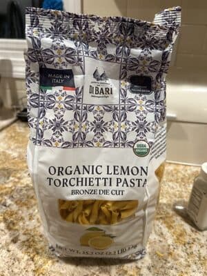 Organic Lemon Torchietti Pasta