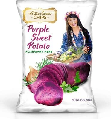 Rosemary Herb Purple Sweet Potato Chips