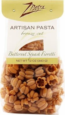 Zpasta butternut squash fioretti bronze cut artisan pasta