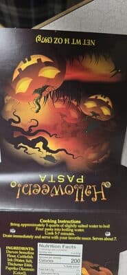 Halloween Pasta