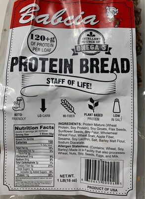 Protein bread