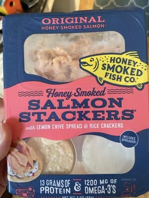 Original Salmon Stackers & Lemon Chive Spread