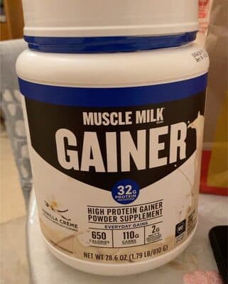 High Protein Gainer Powder Drink Mix, Vanilla Creme