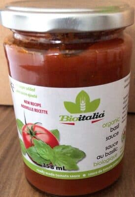 100% Organic Basil Sauce