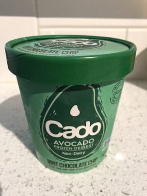 Mint Chocolate Chip Avocado Frozen Dessert
