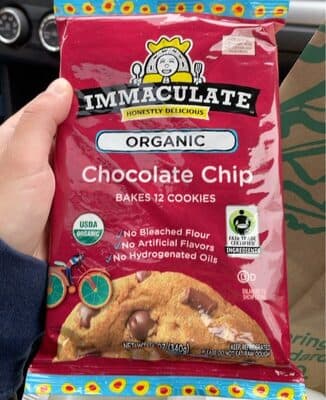 Immaculate Baking Organic Chocolate Chunk Cookies