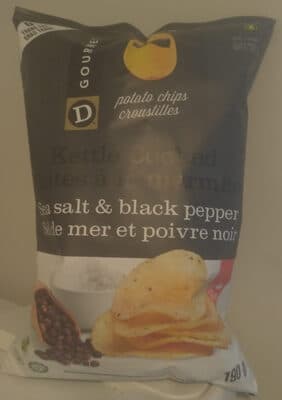 Sea Salt & Black Pepper Kettle Cooked Potato Chips