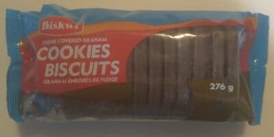 Fudge Covered Graham Cookies