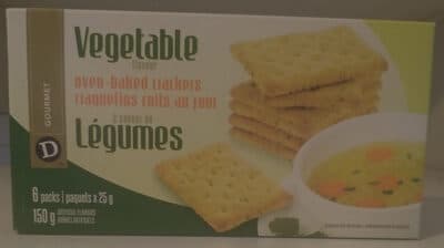 Vegetable Flavour Oven-Baked Crackers