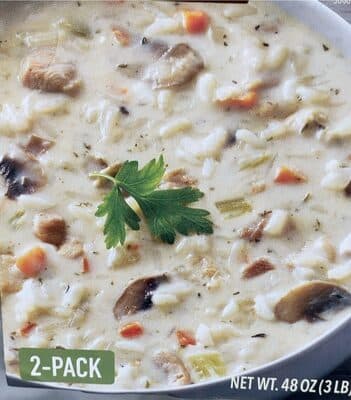 Chicken & Mushroom Soup with Rice