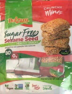 Ajonjoli sesame seed bars