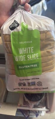 Gluten Free White Wide Slice Bread
