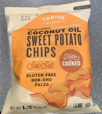 Sweet potato chips
