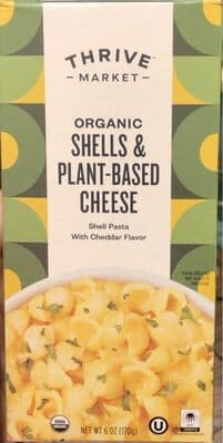 Organic Shells and Plant-Based Cheese