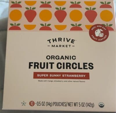Strawberry Fruit Circles