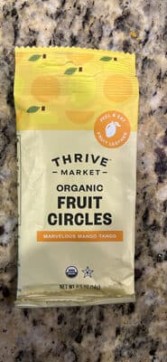 Organic Fruit Circles Marvelous Mango Tango