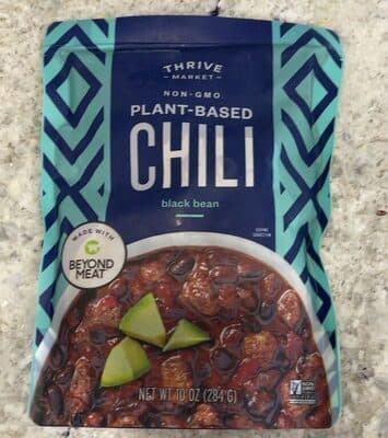 Non-GMO Plant-Based Chili black bean