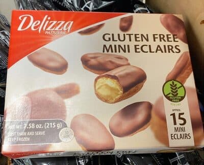Gluten free mini eclairs