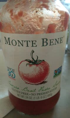 Gluten Free Tomato Basil Pasta Sauce
