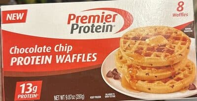 Chocolate Chip Protein Waffles