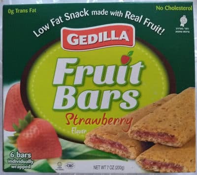 Fruit Bars, Strawberry Flavor