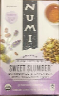 Numi Organic Sweet Slumber Herbal Teasan Tea Bags