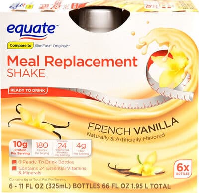 French Vanilla Flavored Meal Replacement Shake