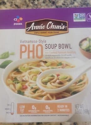 Pho soup bowl