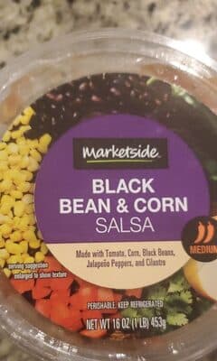 Medium Black Bean & Corn Salsa