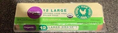 Organic Cage Free Brown Eggs