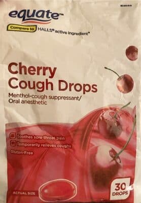 Cherry cough drops