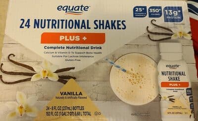 Vanilla Flavored Plus Nutritional Shakes