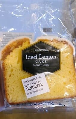 Iced Lemon Flavored Cake