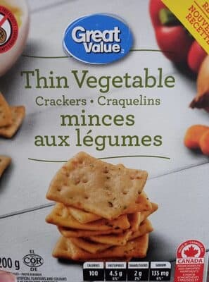 Thin Vegetables Crackers