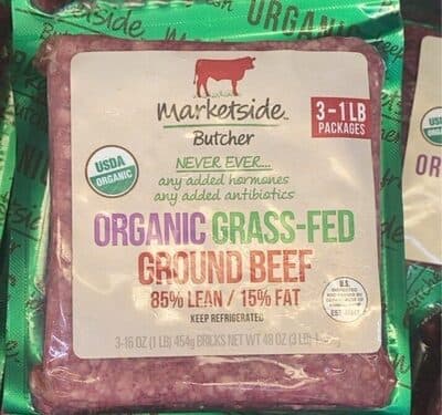 85% LEAN / 15% FAT ORGANIC GRASS-FED GROUND BEEF