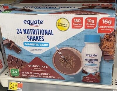 Chocolate Flavored Nutritional Shakes