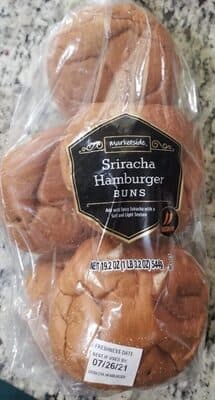 Sriracha Hamburger Buns